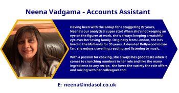 Meet The Team Neena Vadgama